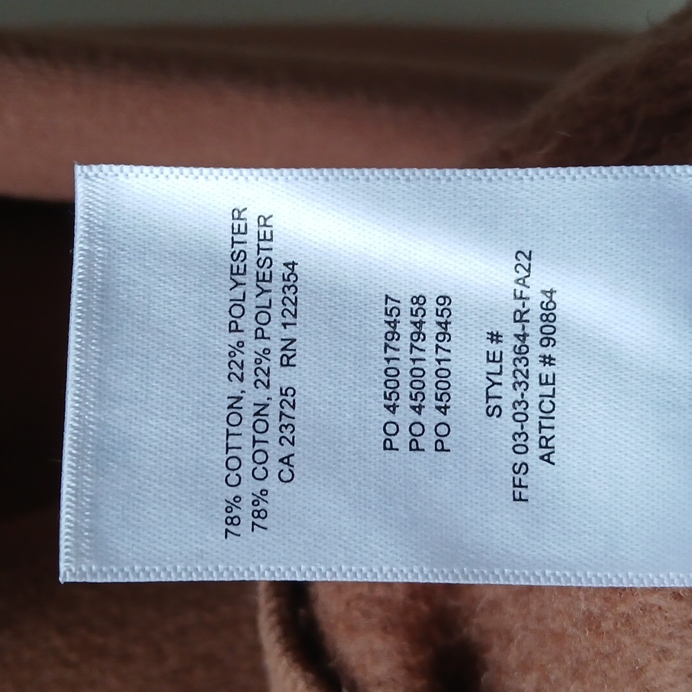 Aritzia TNA Perfect Fit Hoodie Sweatshirt Brown Women's Small - Picture 5 of 6